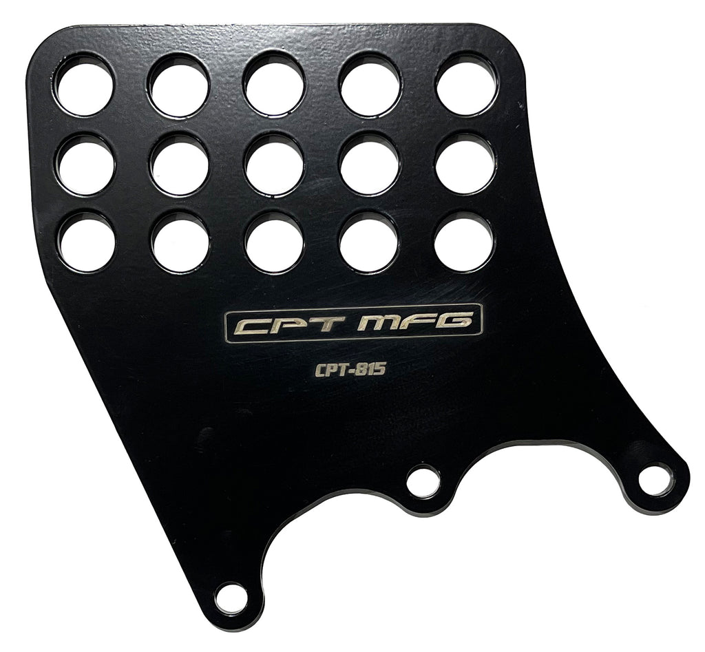 LOW PROFILE  1"-5" SET BACK OR FORWARD QUICK CHANGE PULL BAR BRACKETS (Pair) - Part#: CPT-815