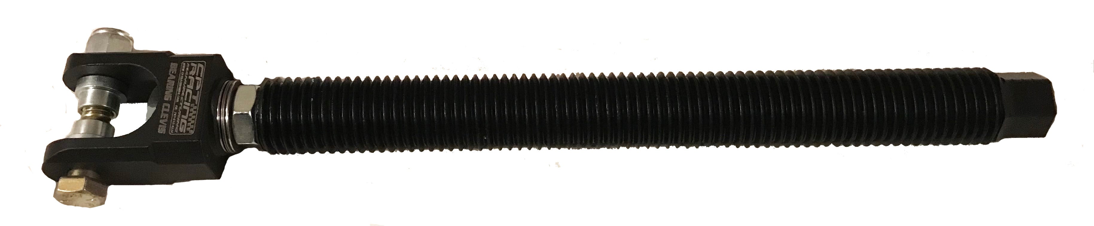 JACK SCREW BOLT 1” COARSE THREAD WITH BEARING SWIVEL CLEVIS